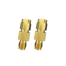 SMA Male CCW Thread to SMA Female CW Thread RF Adapter Connector 2PCS picture