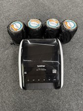 Brother QL-1110NWB Professional Thermal Desktop Label Printer + 5 Label Rolls picture