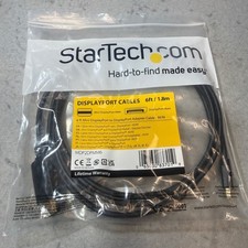 StarTech Mini DisplayPort to DisplayPort Adapter Cable 6ft Black MDP2DPMM6 6ft picture