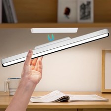 Desk Light Bar, 16.5in Magnetic Rechargeable LED, 3000K, 4500K, 1 Pack White picture