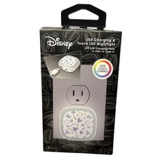 Disney Stitch 2x USB Charging Ports 1 X USB LED Nightlight Changing Colors New picture