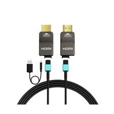 8K Detachable Full Fiber Optic Armored HDMI 2.1 Cable 50FT, Ultra High Speed ... picture