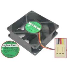 SUNON KDE1208PTV2 13.MS.AF Server Cooling Fan DC 12V 1.6W 80x80x25mm 3-Wire picture