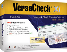 Versacheck X1 Gold 2024 - Finance and Check Creation Software picture