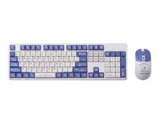 Royche Peanuts Snoopy Wireless Keyboard Mouse Combo Purple New in Box picture
