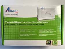 NEW Airlink 101 Turbo 85mbps Home Plug Powerline Ethernet adapter APL8512  picture