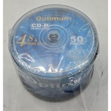 OPTIMUM CD-R CD RECORDABLE 50 PACK 48X 700MB 80 MIN BRAND NEW picture