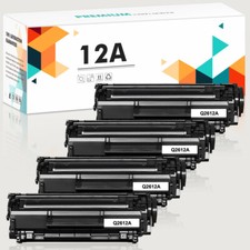 4PCS Q2612A 12A Toner Cartridge For HP LaserJet 1010 1020 1022n 1022nw 3050 3052 picture