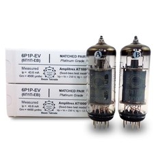 6P1P-EV (6П1П-ЕВ) NOS Tested-Matched Pair - Upgrade for picture