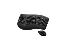 Adesso WKB-1500GB 2.4GHz RF wireless ergonomic multimedia keyboard bundle with L picture