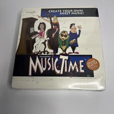 Passport Music Time Floppy Big Box Complete PC Windows Game RARE picture