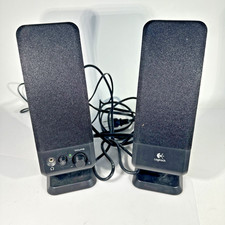 Logitech R-10 Model S-0152A1 10-inch Multimedia Computer Speaker Set. WORKS 9