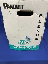 Panduit Cat6 Plenum PUP6C04BU-ULP CMP 23AWG U/UTP Blue Network Cable 1000 ft. picture