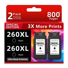 Ankink Compatible Ink Cartridges Replacement for Canon 260XL PG 260 PG260 XL ... picture