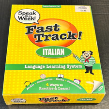 FAST TRACK ITALIAN (Language Learning System) Open Complete Very Good Condition picture