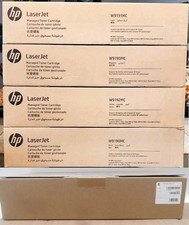 5 Genuine HP W9190MC W9192MC W9193MC W9194MC Toners OPEN BOX picture