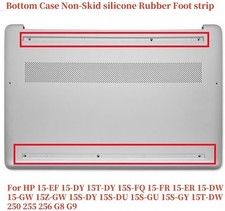 2PCS Bottom Rubber Feet Strips for HP 15-EF 15-DY 15T-DY 15s-fq 15s-fr 15s-er picture