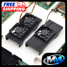 Universal Half Height PCIE Card 50mm Cooling Fan(s) Included + Shroud Cooler picture