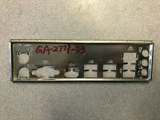 OEM ORIGINAL I/O SHIELD BACK PLATE FOR Gigabyte GA-Z77P-D3 MOTHERBOARD picture