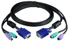 QVS 6 Foot Premium Keyboard/VGA/Mouse Combo Universal Extension Cable (C3P2X-06) picture