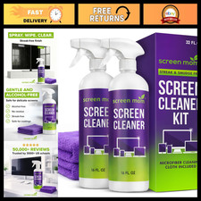 2 Pack Screen Cleaner Spray 16oz - Perfect for TV, Car, Laptop & Computer Screen picture