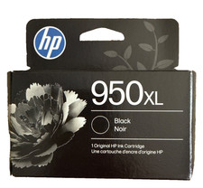 HP 950XL Black High-Yield Ink Cartridge, CN045AN*Exp Date 2028* picture