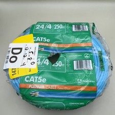 Southwire 250-ft 24/4 24 CAT 5e 4 Plenum Blue Data Cable Coil picture