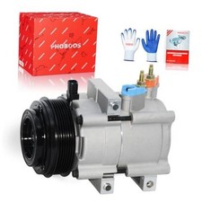 A/C Compressor with Clutch Compatible with Ford E-150, E-250, E-350 Super picture