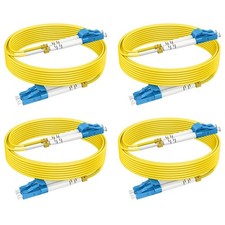 OS2 LC to LC Single Mode Fiber Patch Cables 10ft/3m, SM Singlemode Fiber Opti... picture