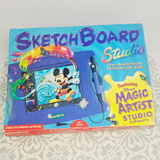 Vintage Interactive SketchBoard Studio Disney Magic Artist Animation PC/Mac CD picture