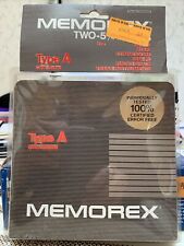 Vintage 80s Memorex Type A 5.25 Two Blister pack Commodore Apple Atari IBM PC picture