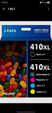 MILEKO 410XL Compatible Inkjet Ink Cartridges 5-Pack BK PBK C M Y picture