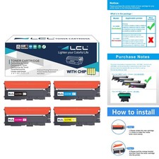 LCL Compatible Toner Cartridge Replacement Samsung CLT-404S CLT-K404S CLT-C404S picture
