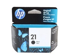 GENUINE HP 21 Black Ink Cartridge for Deskjet 3910 Officejet J3635 picture