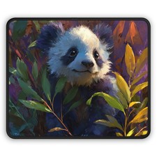 Smiling Panda Cub Gaming Mouse Pad picture