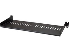StarTech.com CABSHELF1U7V 1U Rack Shelf - 7 in Deep - Heavy-duty Steel - Vented picture