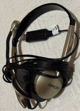 Retro Koss CS100 On-Ear Communication Headset Dual Noise-Canceling Mic 8ft Cord picture