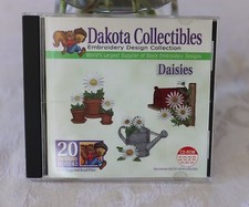 Dakota Collectibles Embroidery Design Collection: Daisies Flowers picture