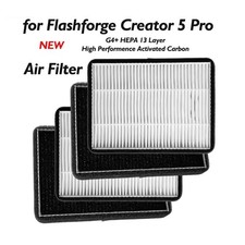1/2/4* Air Filter Ultra HEPA Activated Carbon Combo For Flashforge Creator 5 Pro picture