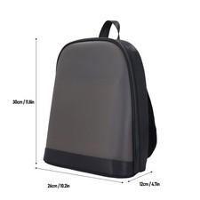 LED Backpack Programming Full Color Display Screen LED Display Travel Backpack❤ picture