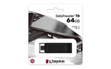 Kingston DataTraveler 70 - DT70/64GB USB-C Flash Drive Black picture