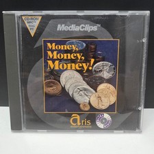 Aris MediaClips Money Money Money CD-ROM Vintage 1992 PC Mac Stock Photos Audio picture