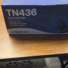 WEAREC TN436 Compatible Toner 4-Pack Cyan Magenta Yellow for Brother Laser picture