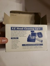 E Z Head Cleaning Card Lot Of 25 2-1/8