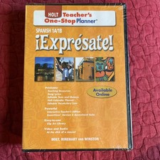 Spanish 1A/1B Spanish Holt Teachers One Stop Planner  I expressed picture