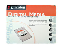 *NEW* Kingston DataPak 5GB PC Card (PCMCIA) Type II Hard Drive in open box picture