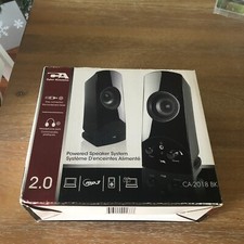 Cyber Acoustics Powered Speaker System CA-2018 Black - READ DESCRIPTION BELOW picture
