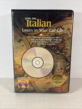 Italian: Learn in Your Car Cd : Level 1, 3 Discs 39 Lessons, Great Condition picture