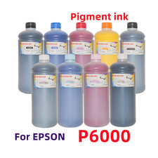 9X1Liter Premium Pigment refill ink for SureColor SC P6000 Printer picture
