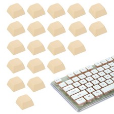 20Pcs XDA Profile Keycap Set PBT Mechanical Numeric Keypads, Beige picture